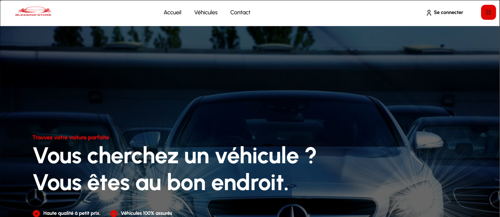 Plateforme web de location de véhicule